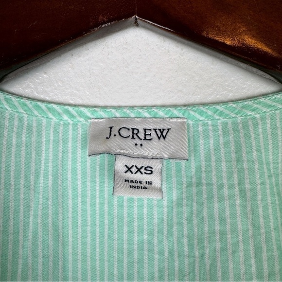 J. Crew Cotton V Neck Short Sleeve Lightweight Top Size XXS NWOT - Picture 6 of 7